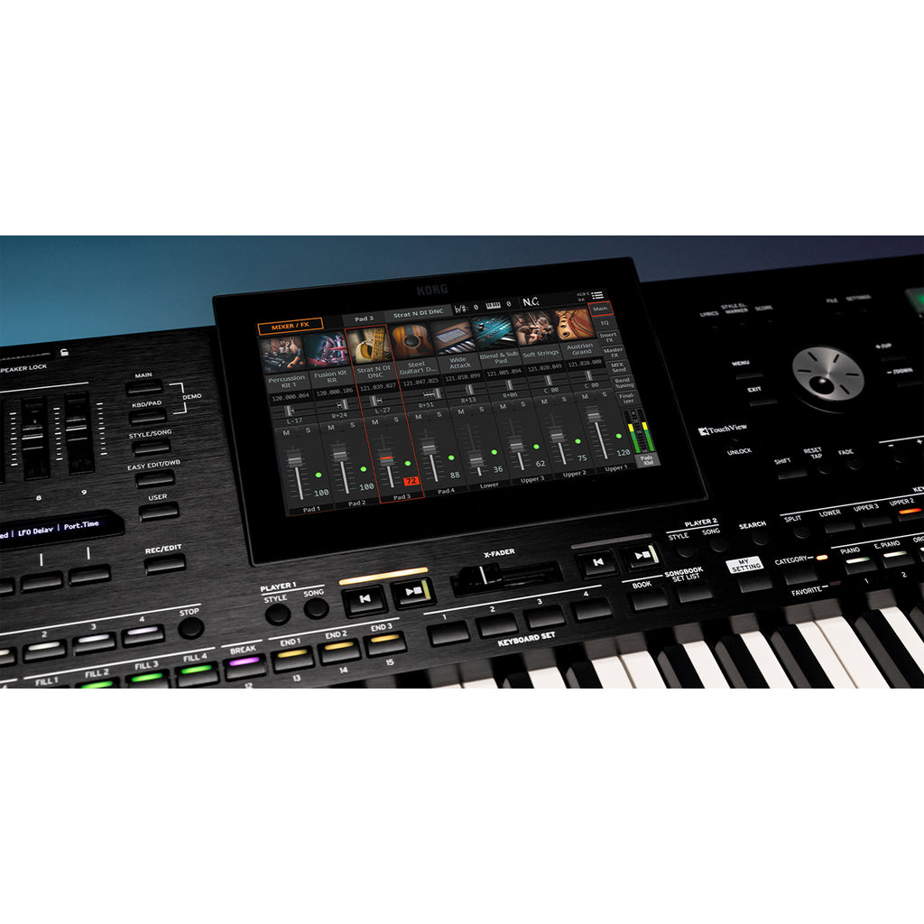 KORG Pa5X 61- Semi weighted Key Professional Arranger Keyboard