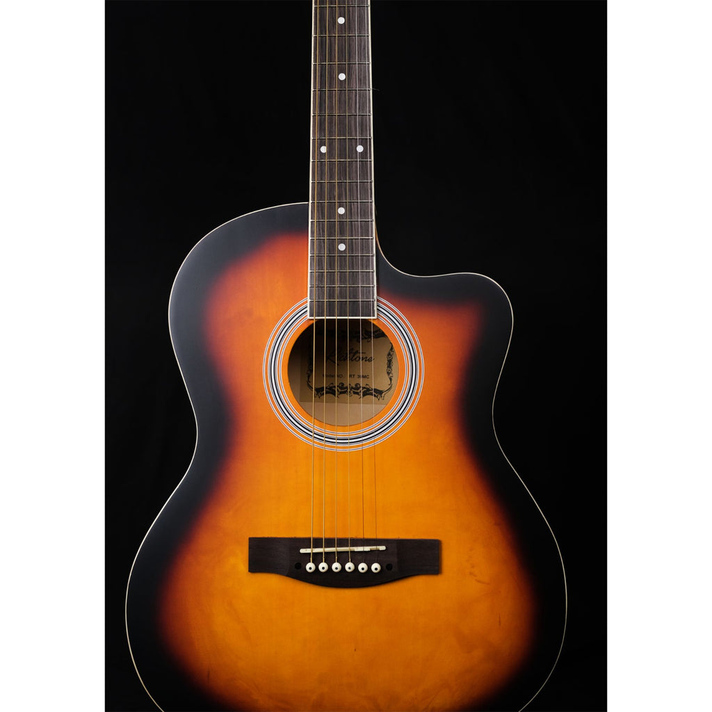 Richtone RT39C Sunburst matt cutaway guitar