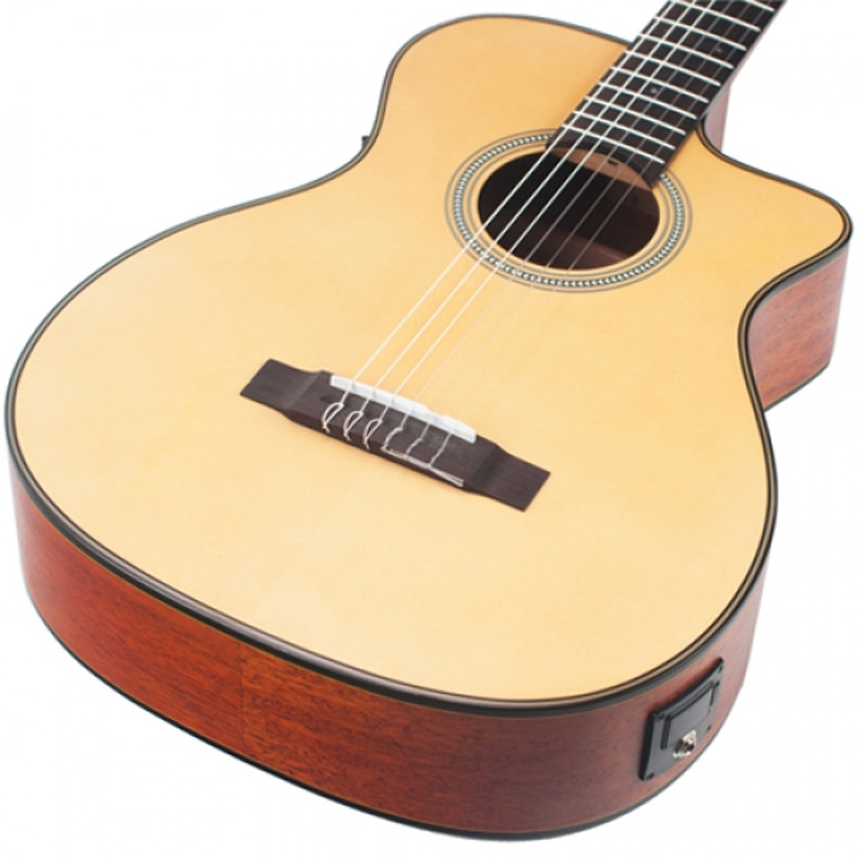 Valencia VA434CE 4/4 Size Auditorium Classical Guitar Natural