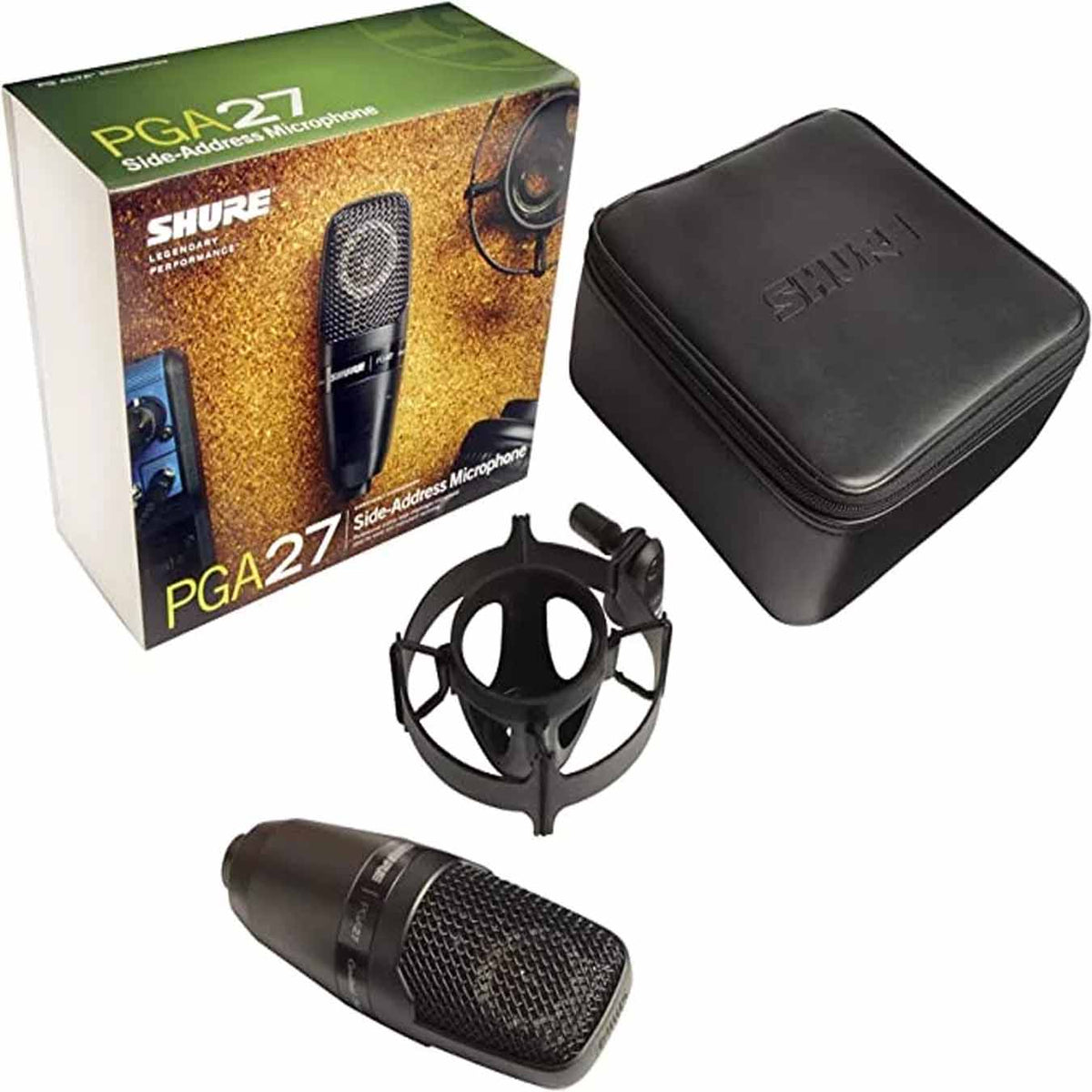Shure PGA27-LC Cardioid Large Diaphragm Side-Address Condenser Microphone