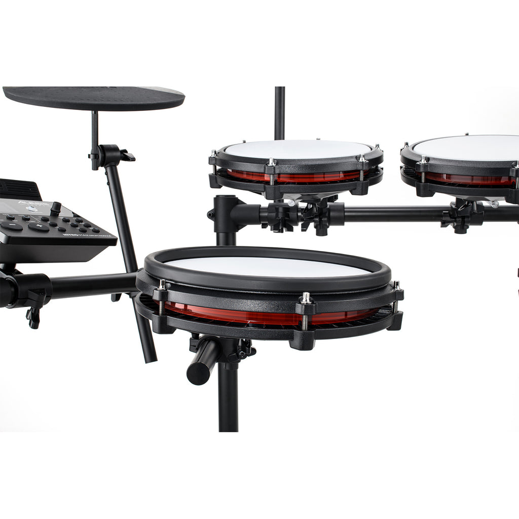 Alesis NITRO MAX KIT Eight Piece Electronic Drum Kit with Mesh Heads and Bluetooth