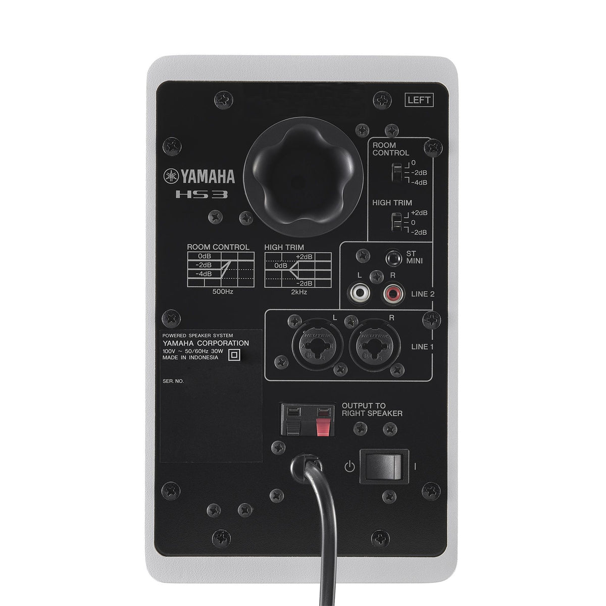 Yamaha HS3 3.5Inch 2-Way studio monitor - White