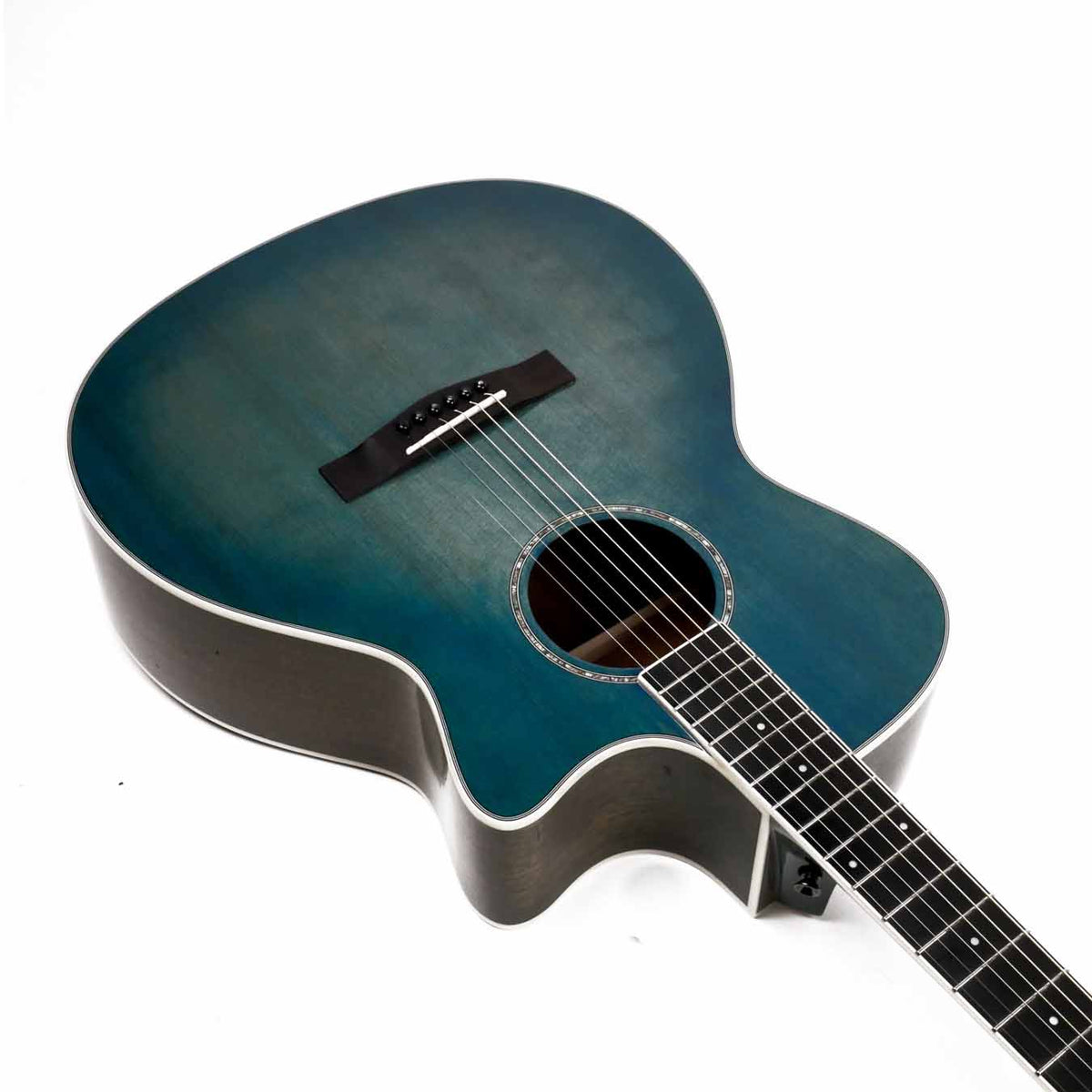SQOE S340 FG/CS Solid top Acoustic guitar with Bag/ - Blue