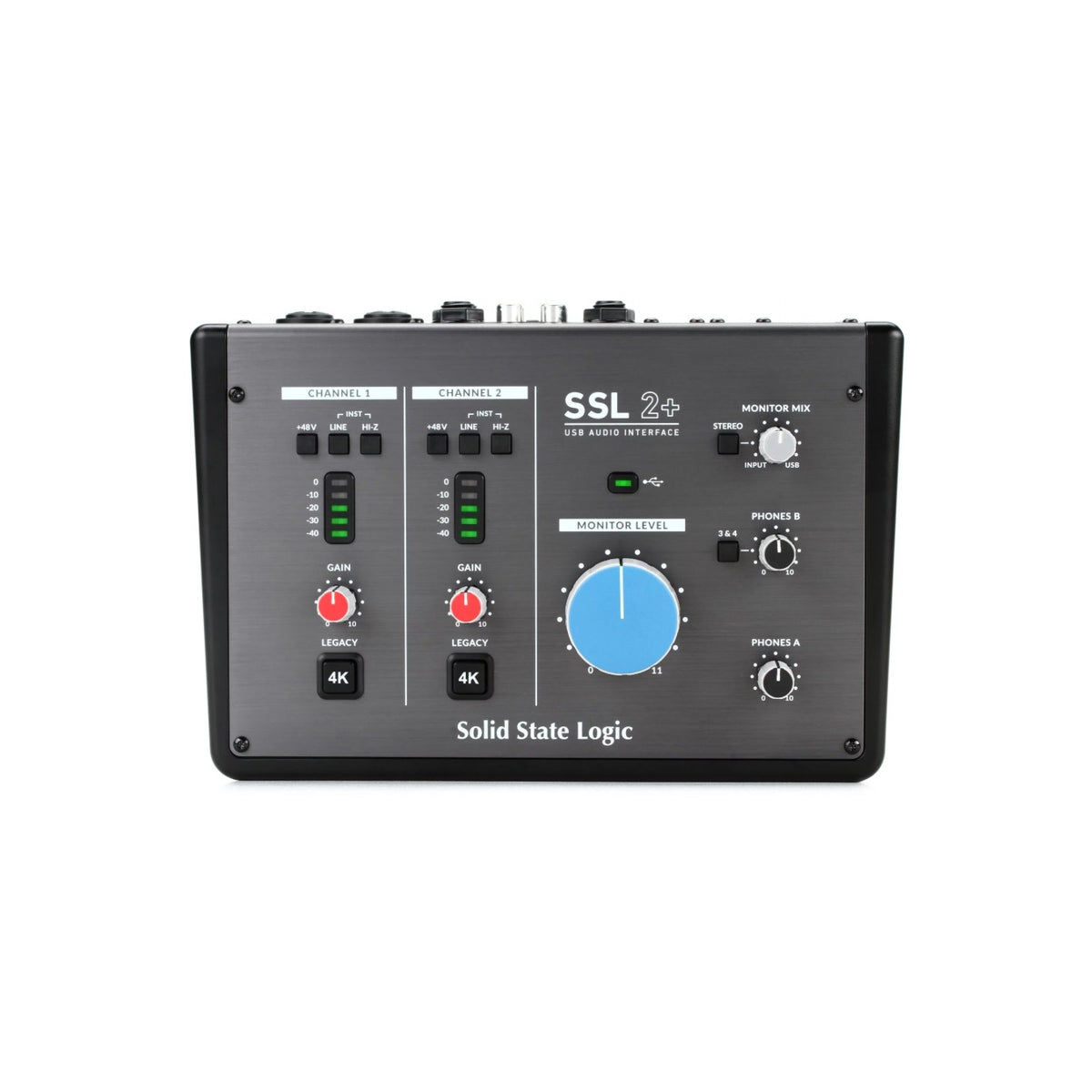 Solid State Logic SSL 2+ Recording Pack Condenser mic/shock mount/studio headphones and XLR cable