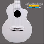 Strydom Concert BM-9C Carbon Fiber Travel Ukulele- Snow