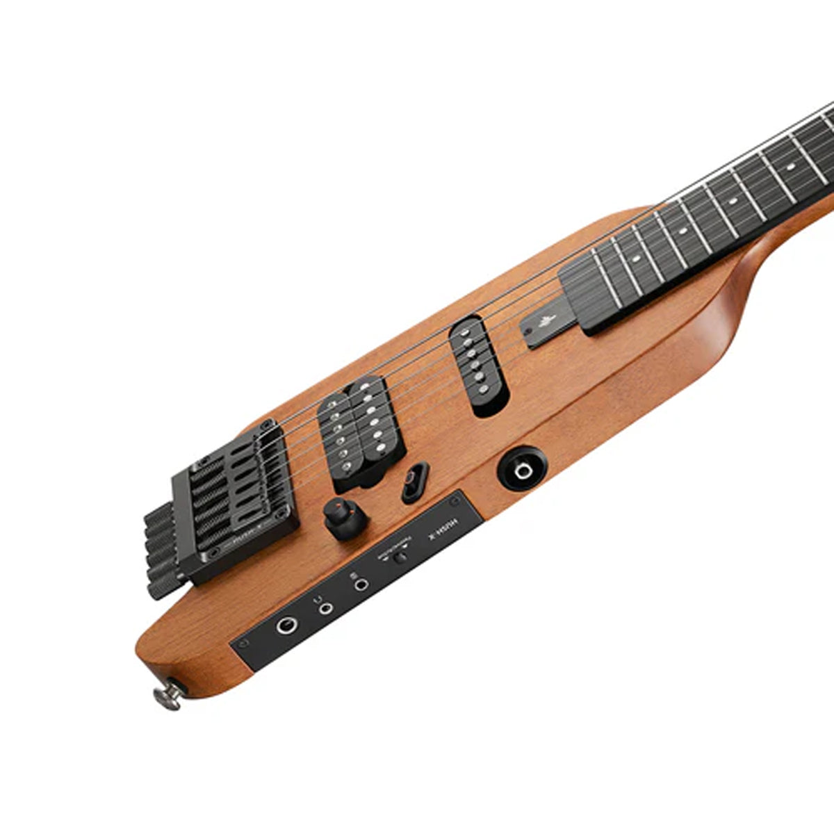Donner Hush-X Featherlight Headless Electric Guitar - Natural
