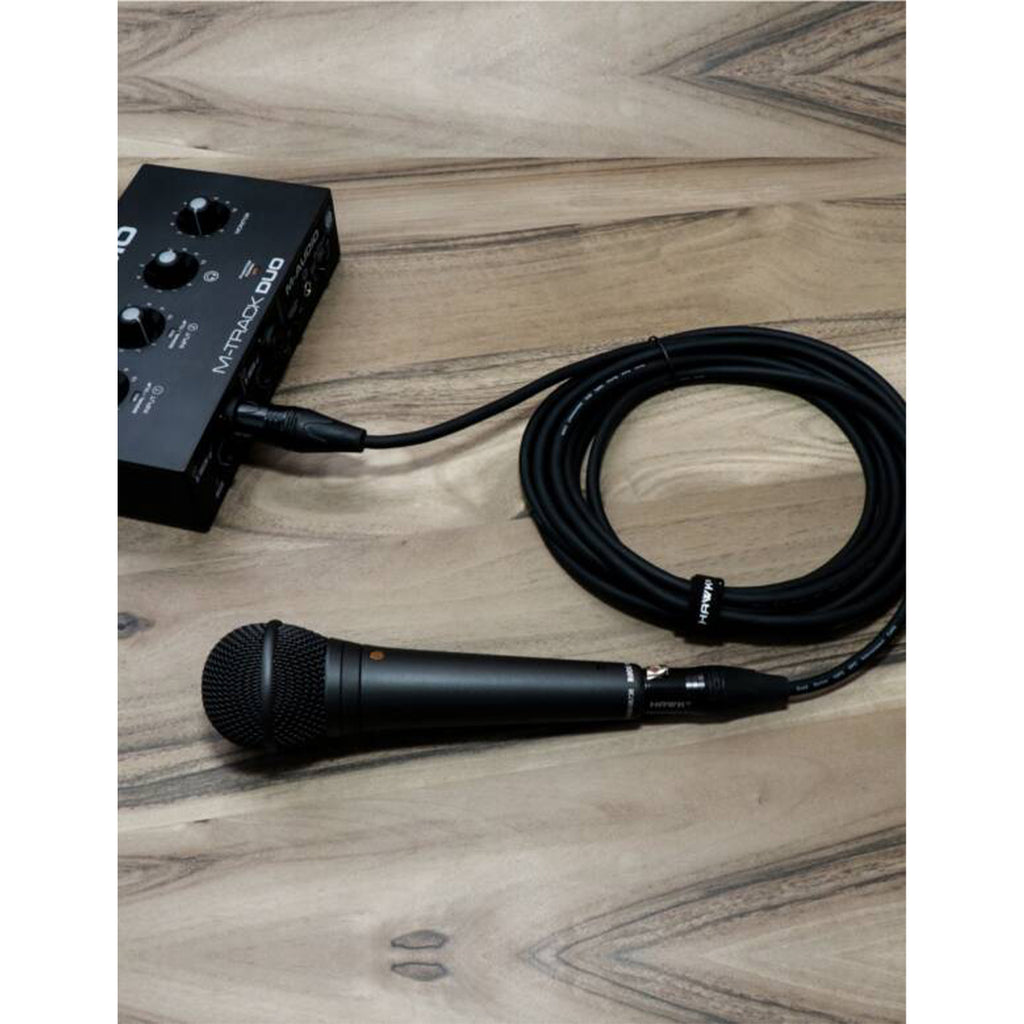 Hawk SXFG-016 Gold Series XLR Male to XLR Female With Cable Tie – 5 Meter BLACK