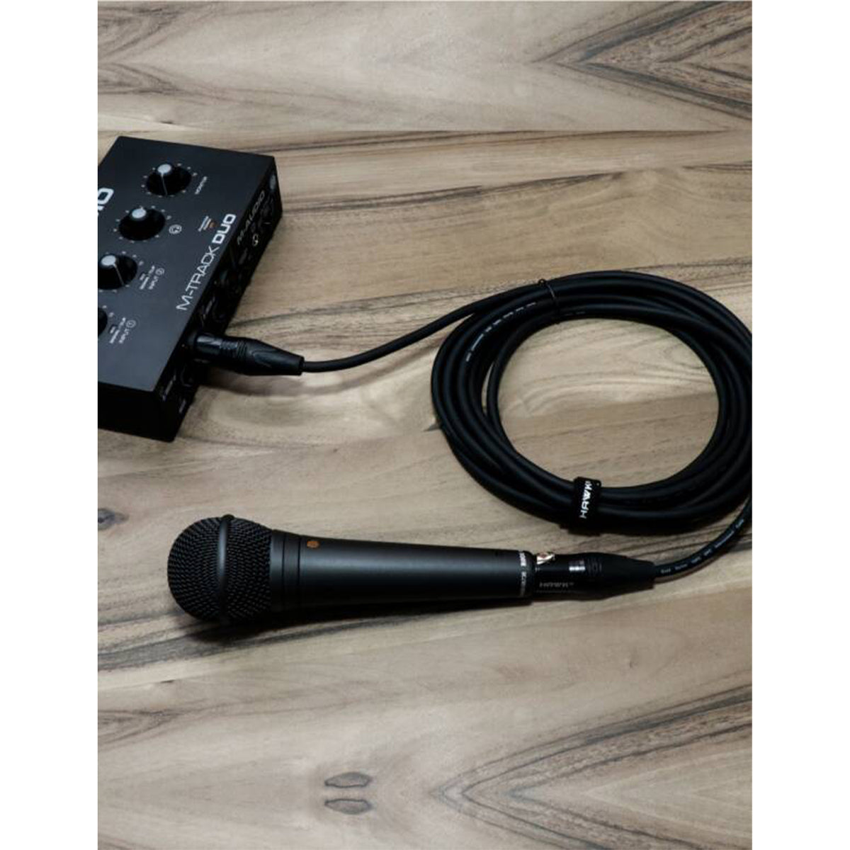 Hawk SXFG-016 Gold Series XLR Male to XLR Female With Cable Tie – 5 Meter BLACK