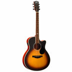 Kepma A1CE TRANS - Semi acoustic Guitar- Sunburst Matt