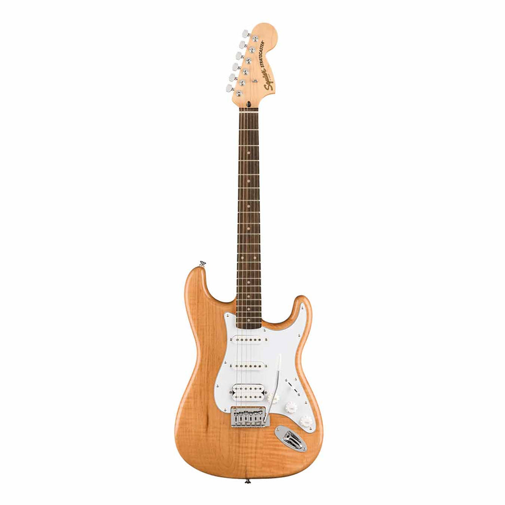 Squier FSR Affinity Series™ Stratocaster® HSS, Laurel Fingerboard, White Pickguard, Natural