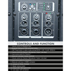 Hawk VIBE 12 2000 Watts 12 inches Active Speaker with Bluetooth and DSP