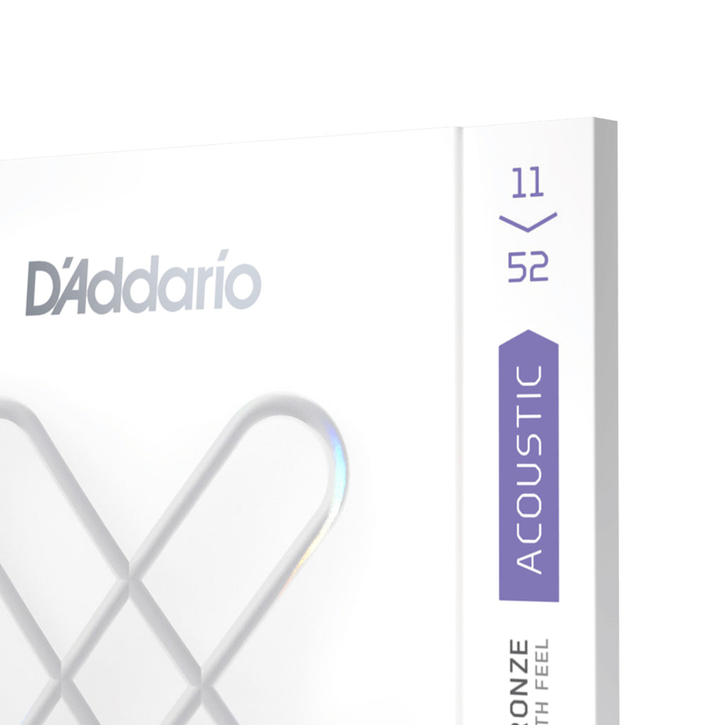 Daddario XSAPB1152 Custom Light Coated Acoustic Guitar Strings 11-52