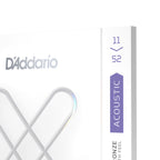 Daddario XSAPB1152 Custom Light Coated Acoustic Guitar Strings 11-52