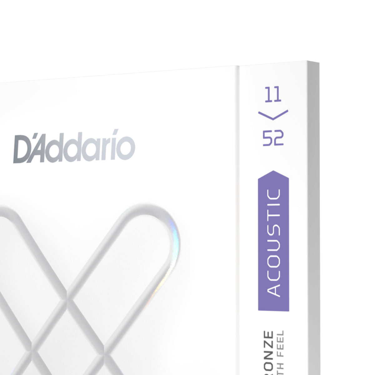 Daddario XSAPB1152 Custom Light Coated Acoustic Guitar Strings 11-52
