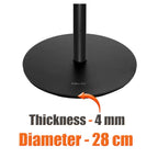 Softline Pro SP 801 HR Heavy Duty Studio Monitor Stand with Round Base - Pair