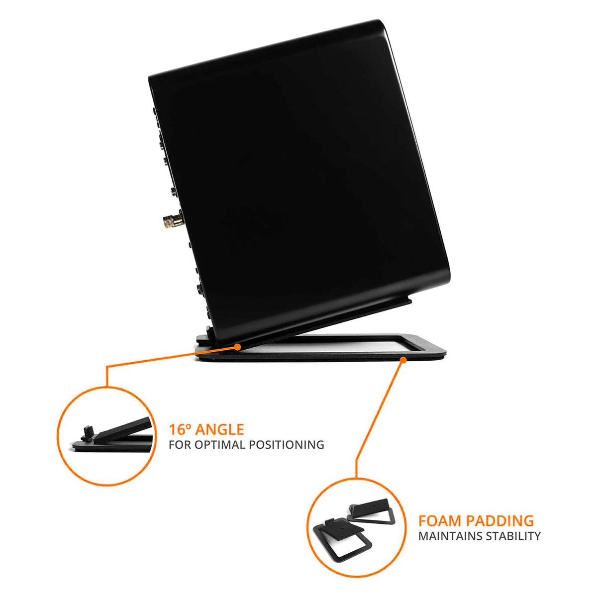 Softline Pro SP DMS1 Desktop Speaker Stands for Small Speakers & Compact Studio Monitors
