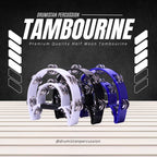 Drumistan Half Moon Tambourine- White