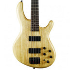 Cort Action DLX V AS 5 String Bass Guitar - Open Pore Natural