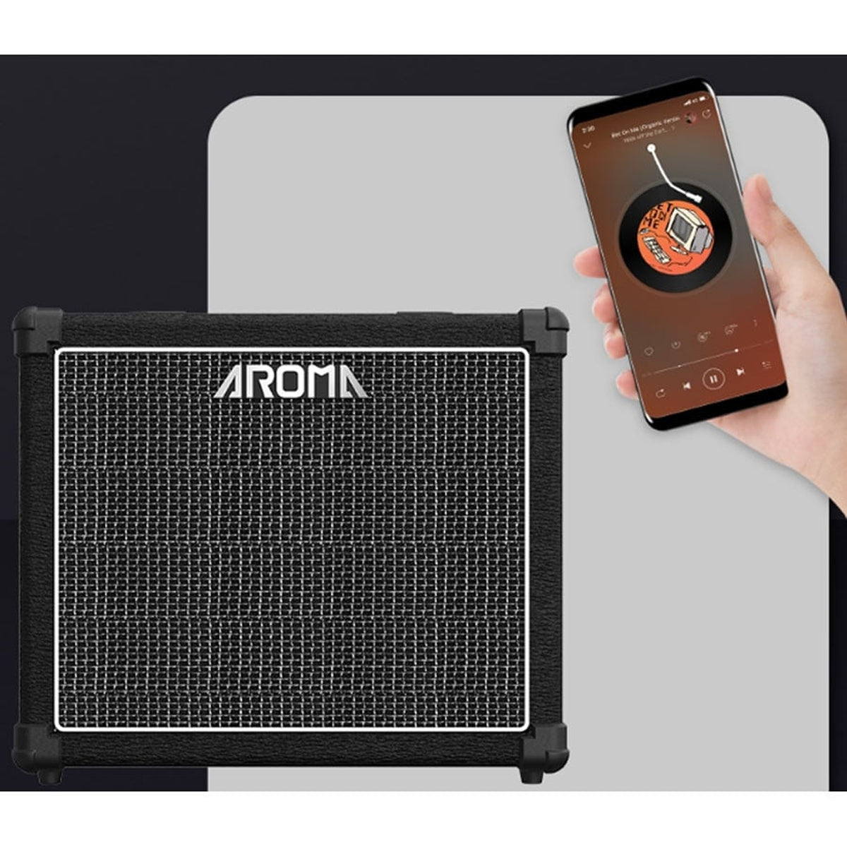 AROMA AG-30 30W Electric Guitar Amplifier with Bluetooth