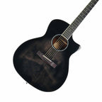 SQOE S340 FG/CS Solid top Acoustic guitar - Trans Black