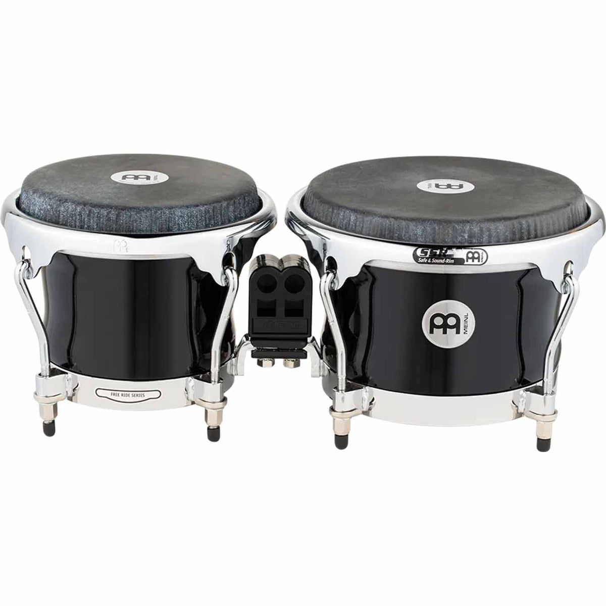 Meinl Fibercraft Series Fiberglass Bongo Fiberglass Bongo, REMO® Black Calfskin Skyndeep® Head - FFBR400BK