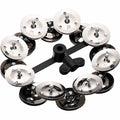 Meinl Headliner® Series 5\" Hihat Tambourine, Dual Row, Stainless Steel Jingles - HTHH2BK