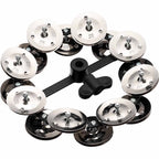 Meinl Headliner® Series 5\" Hihat Tambourine, Dual Row, Stainless Steel Jingles - HTHH2BK