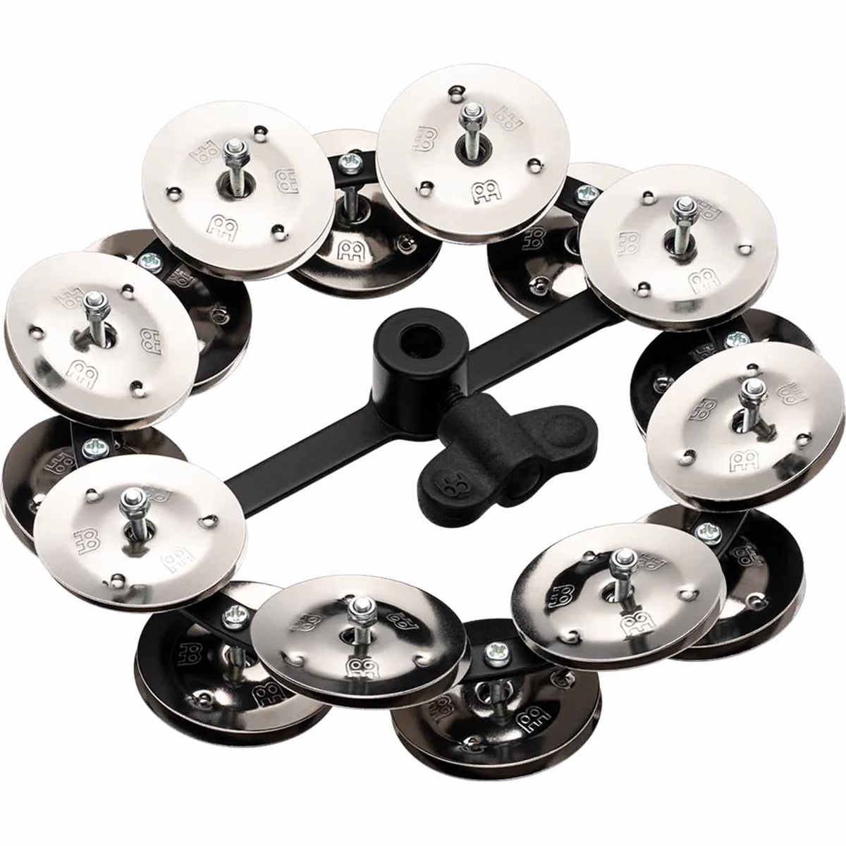 Meinl Headliner® Series 5\" Hihat Tambourine, Dual Row, Stainless Steel Jingles - HTHH2BK