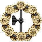 Meinl Artists Blog More 5 + 1 Headliner® Series 5\" Hihat Tambourine, Dual Row, Hammered Brass Jingles - HTHH2B-BK