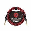 Kirlin IW-241BCG RDB Original Woven 3mtr Instrument Cable - Red