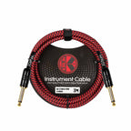 Kirlin IW-241BCG RDB Original Woven 3mtr Instrument Cable - Red