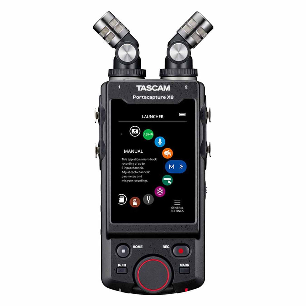 Tascam Portacapture X8 8-Channel 32-Bit Float Portable Audio Field Recorder