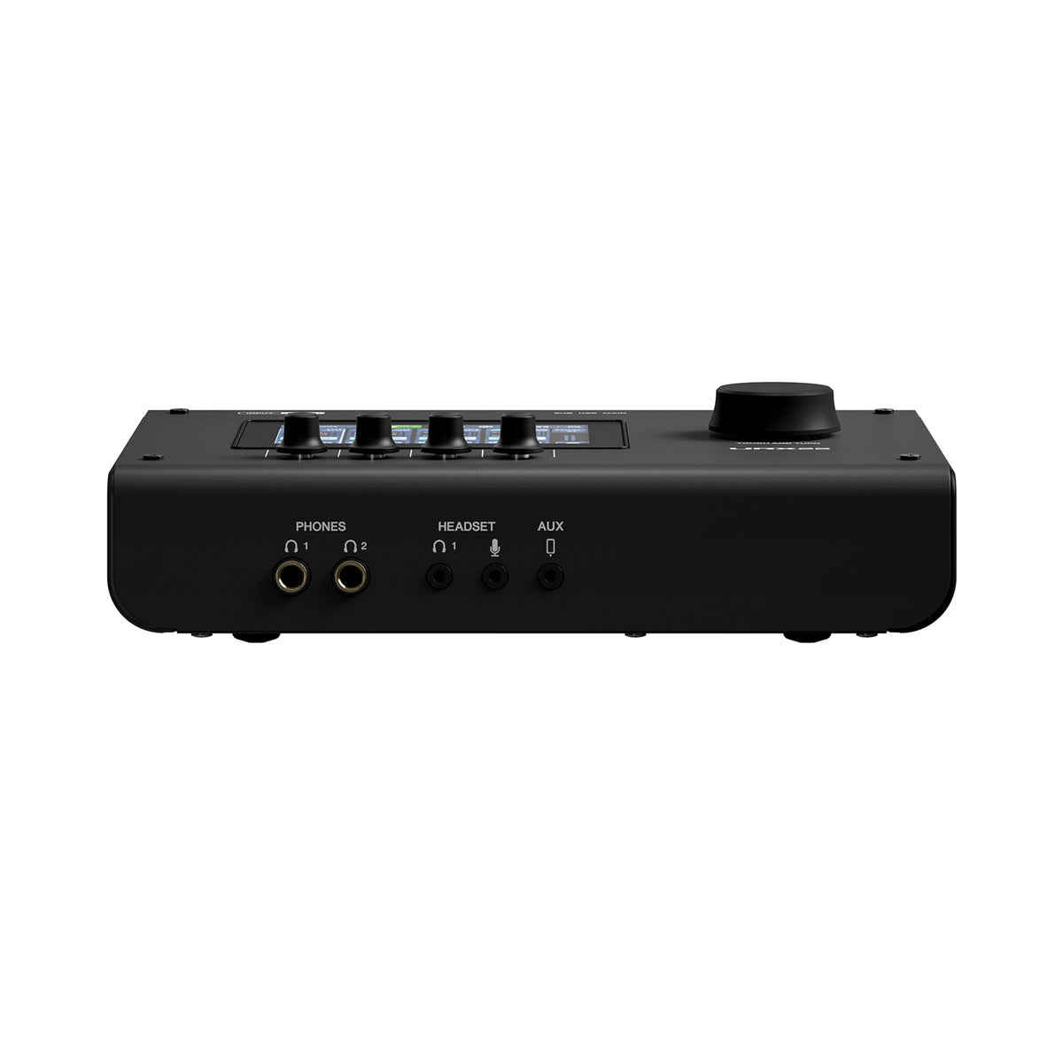 Yamaha URX22 B 4-in/2-out USB-C Audio Interface with 32-bit/192kHz support with Touch LCD panel GUI with physical controller