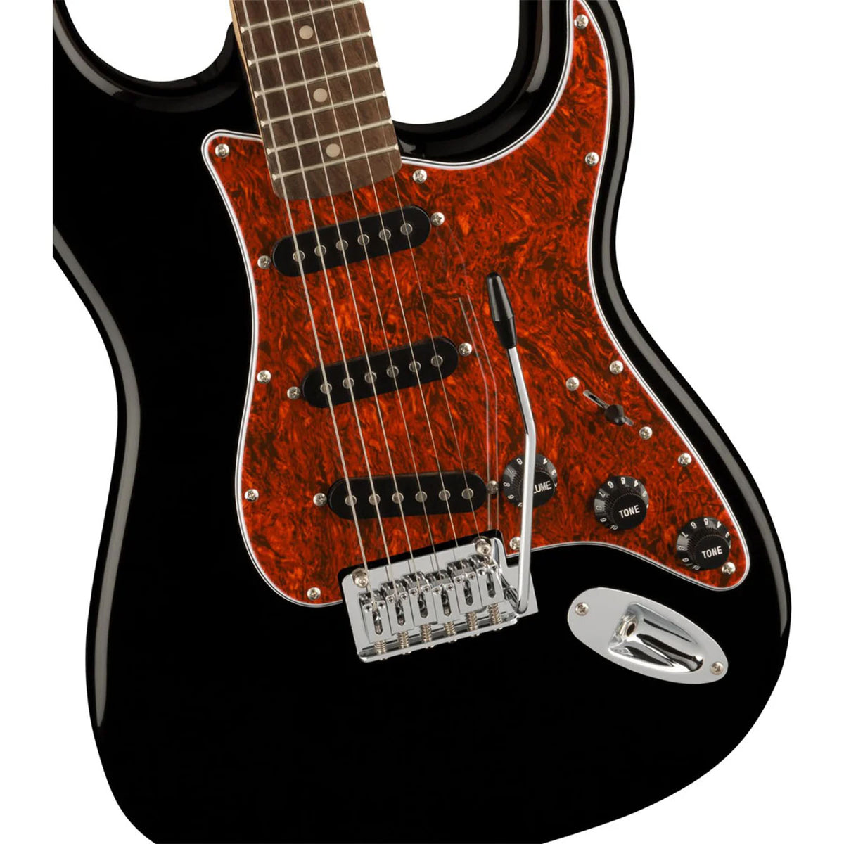 Fender Squier Affinity Stratocaster - Limited Edition Black, Tortoise Shell Pickguard