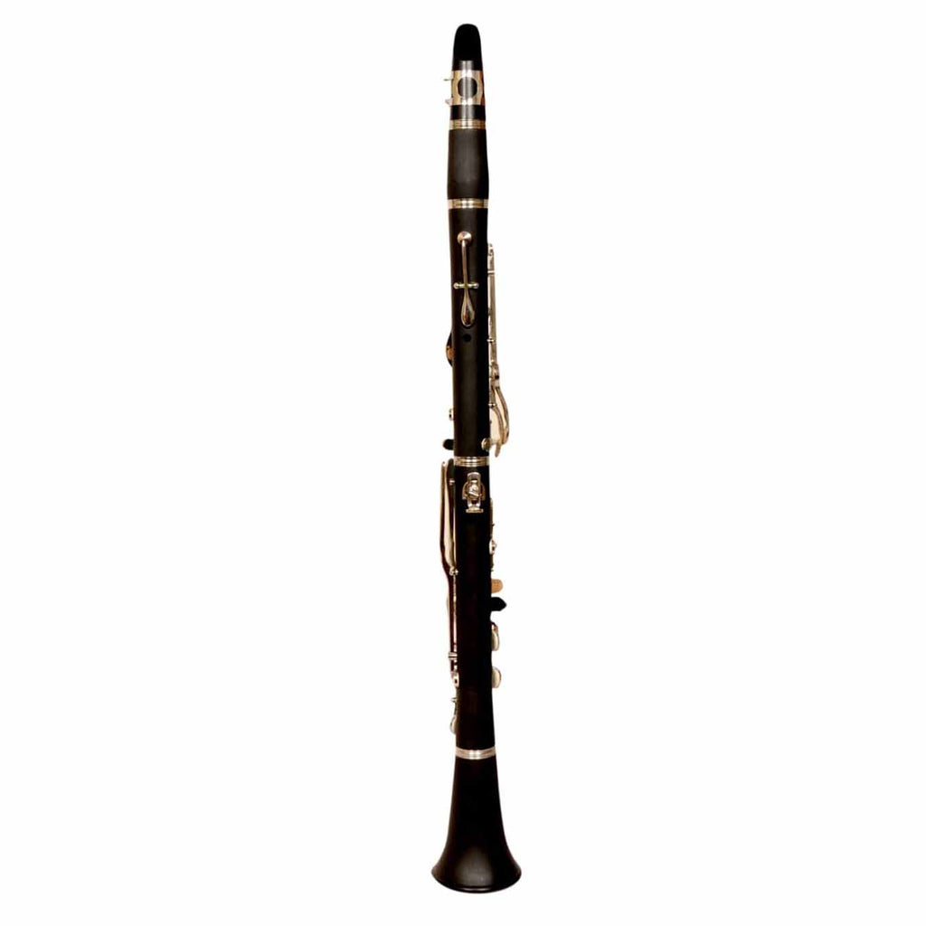 Waxwing 14 Key Professional Bb matte finish nickel plated keys clarinet. with box.