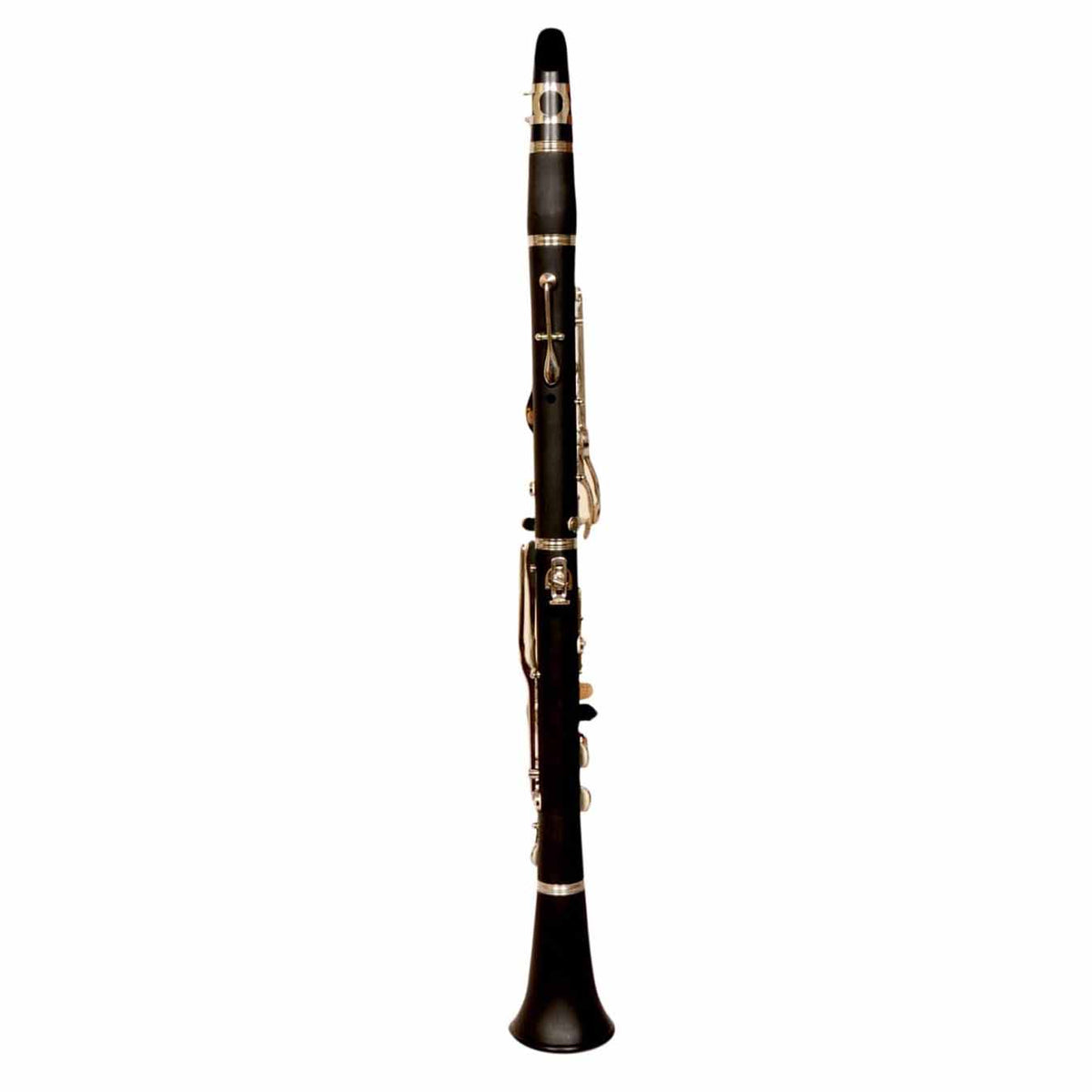 Waxwing 14 Key Professional Bb matte finish nickel plated keys clarinet. with box.
