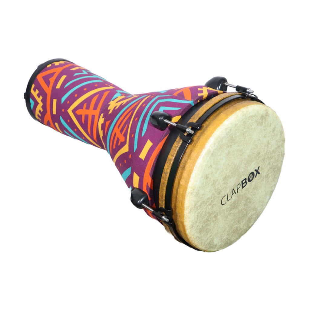 Clapbox DB104 12-Inch Machine Head Tuning Djembe With Bag