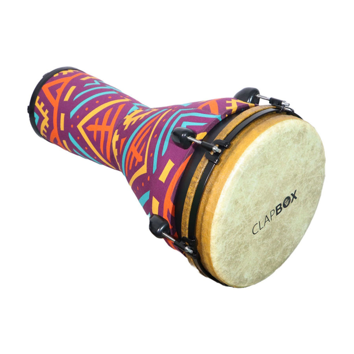 Clapbox DB104 12-Inch Machine Head Tuning Djembe With Bag