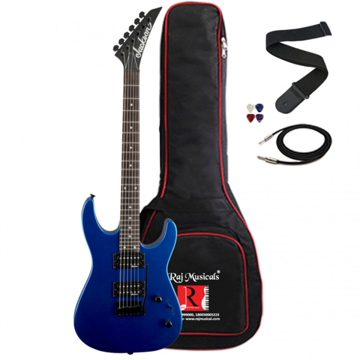Jackson Ele Guitar JS12 Dinky Mettalic Blue