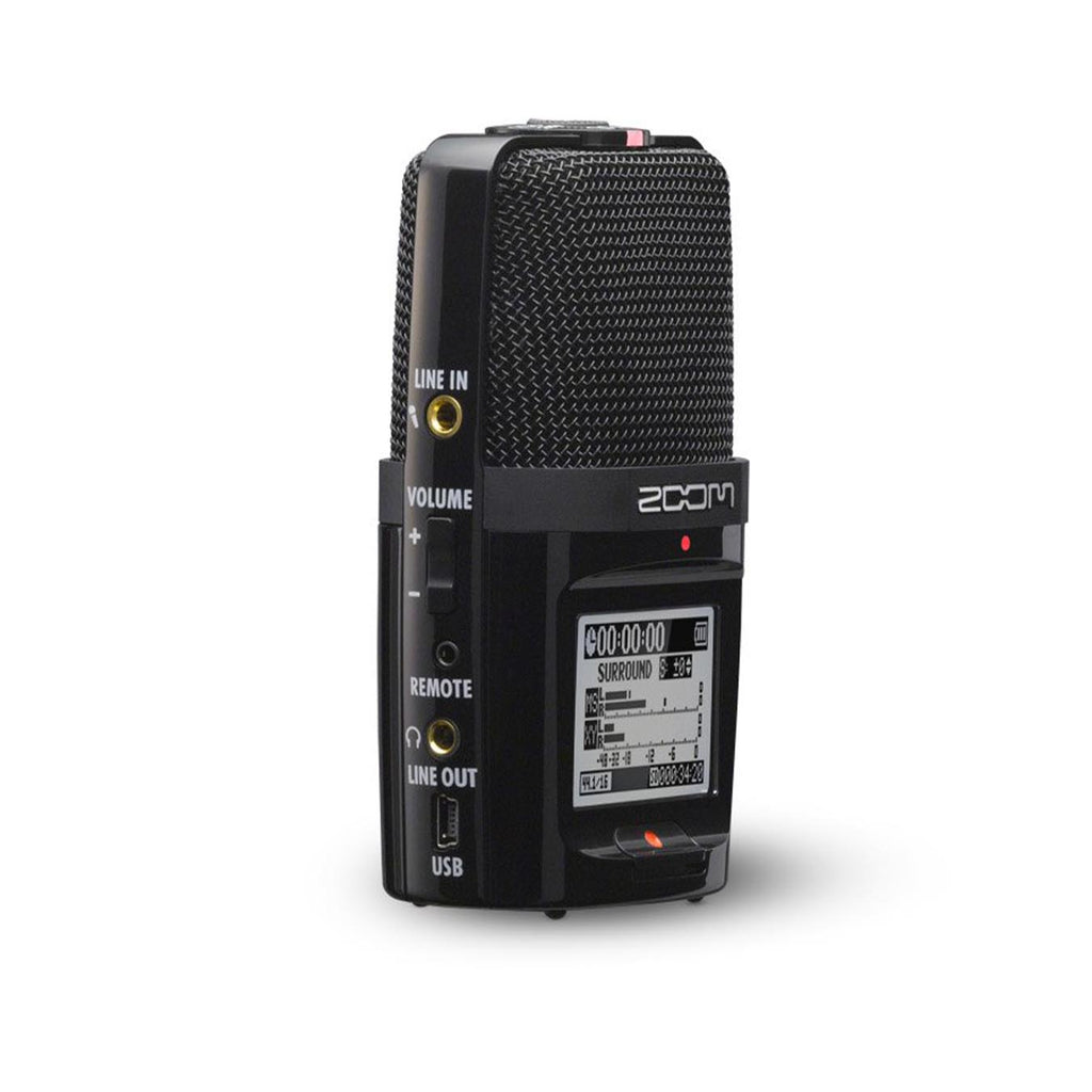 Zoom H2n 2-Input / 4-Track Portable Handy Recorder with Onboard 5-Mic Array