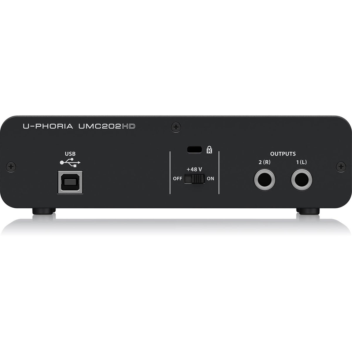 Behringer UMC202HD Audiophile 2x2 24-Bit/192 kHz USB Audio Interface with Midas Mic Preamplifiers
