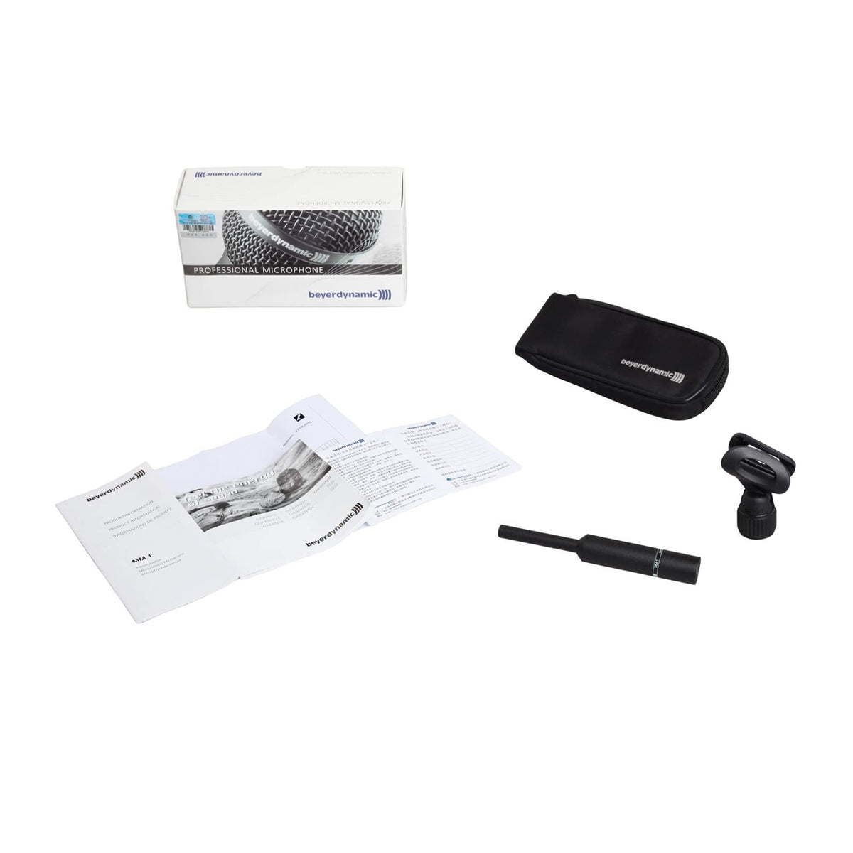 Beyerdynamic MM-1 Electret Condenser Omnidirectional Measurement Microphone with Linear Frequency Response