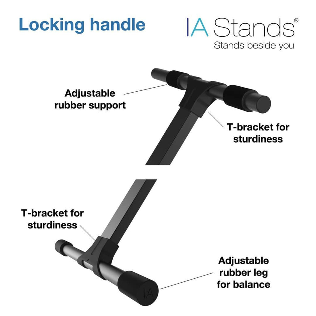 IA Stands TT14 Dual Braced 2-Tier Keyboard Stand