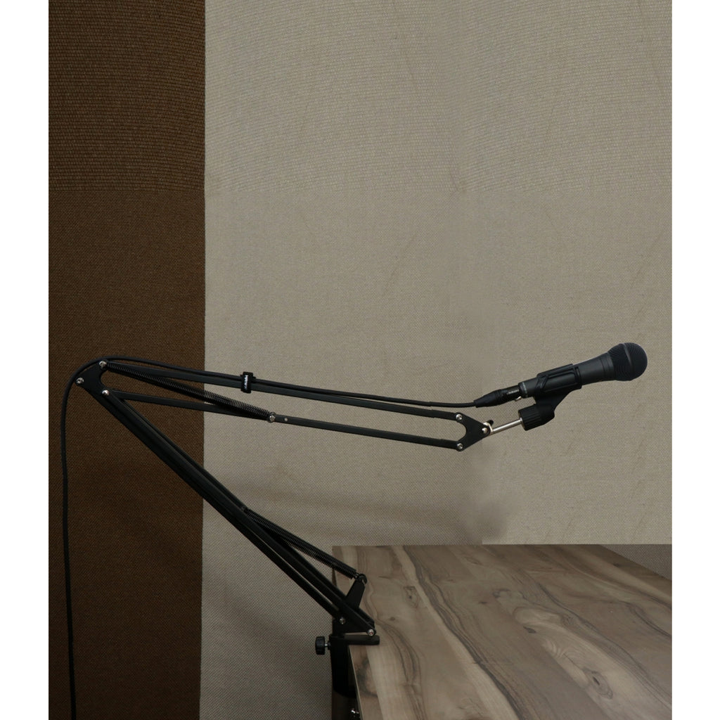 Hawk HAS01 Professional Recording Microphone Stand Scissor Arm For Dynamic and Condenser Mic (Black)