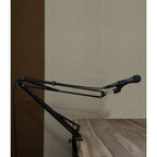 Hawk HAS01 Professional Recording Microphone Stand Scissor Arm For Dynamic and Condenser Mic (Black)