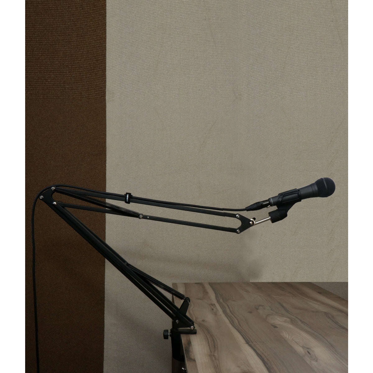 Hawk HAS01 Professional Recording Microphone Stand Scissor Arm For Dynamic and Condenser Mic (Black)