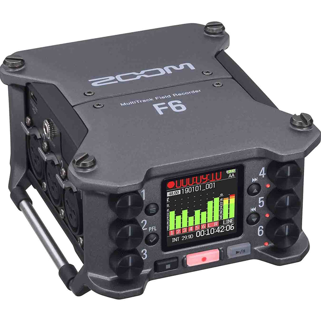 Zoom F6 MultiTrack Field Recorder - Dual A/D Converters