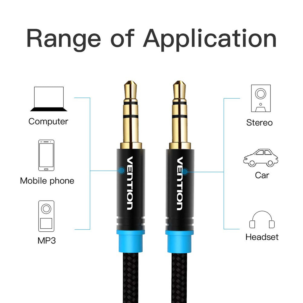 Vention Aux cable 3.5mm Audio Cable 3.5 mm Jack Male to Male Stereo Aux Cable