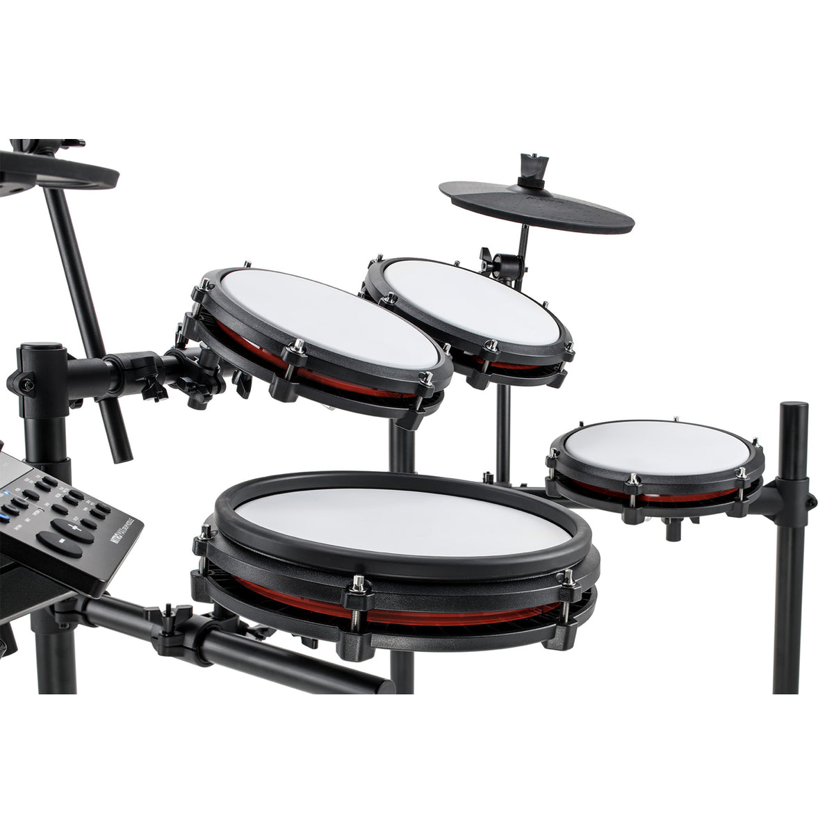 Alesis NITRO MAX KIT Eight Piece Electronic Drum Kit with Mesh Heads and Bluetooth