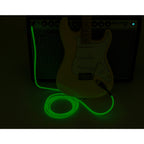 Fender PROFESSIONAL SERIES GLOW IN THE DARK CABLES - 3m - Green